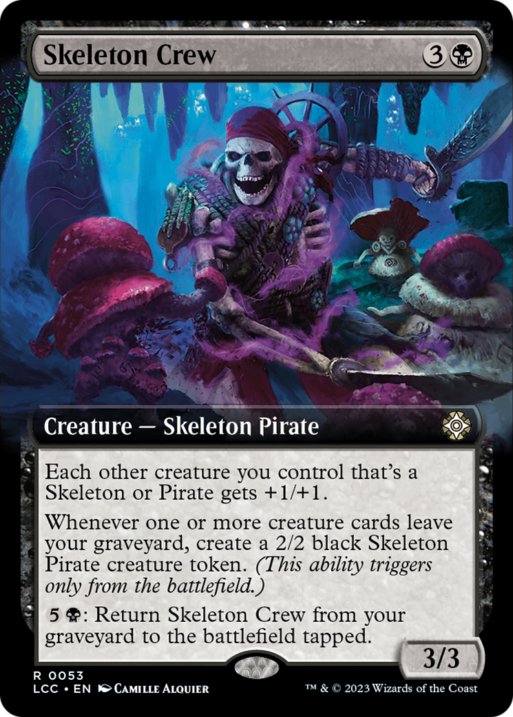 Skeleton Crew (Extended Art) [The Lost Caverns of Ixalan Commander] - Magic: The Gathering - Card Brawlers | Quebec | Canada |