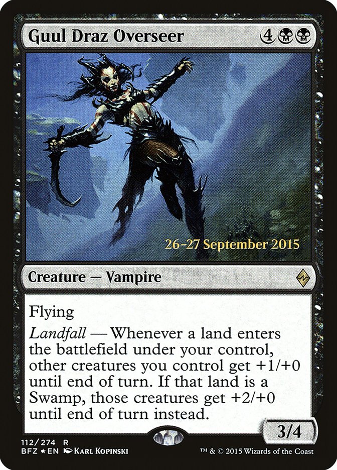 Guul Draz Overseer [Battle for Zendikar Prerelease Promos] - Magic: The Gathering - Card Brawlers | Quebec | Canada |