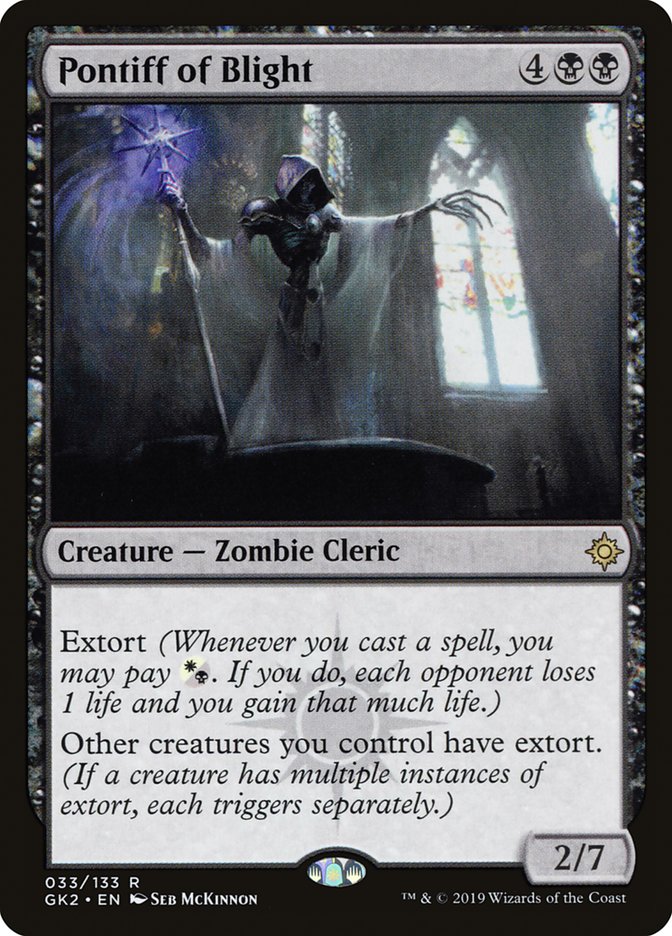 Pontiff of Blight [Ravnica Allegiance Guild Kit] - Magic: The Gathering - Card Brawlers | Quebec | Canada |