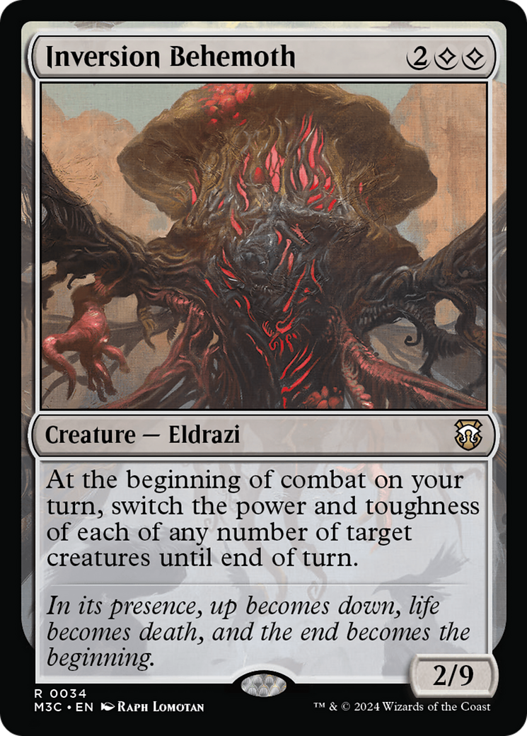 Inversion Behemoth (Ripple Foil) [Modern Horizons 3 Commander] - Magic: The Gathering - Card Brawlers | Quebec | Canada |