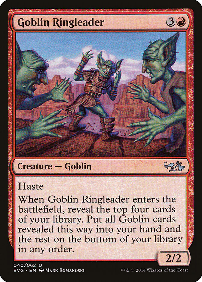Goblin Ringleader (Elves vs. Goblins) [Duel Decks Anthology] - Magic: The Gathering - Card Brawlers | Quebec | Canada |