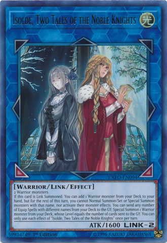 Isolde, Two Tales of the Noble Knights [EXFO-EN094] Ultra Rare - Yu-Gi-Oh! - Card Brawlers | Quebec | Canada |