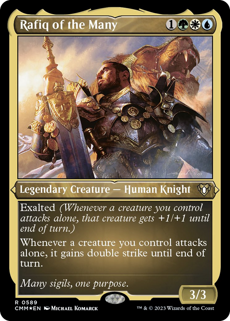 Rafiq of the Many (Foil Etched) [Commander Masters] - Magic: The Gathering - Card Brawlers | Quebec | Canada |