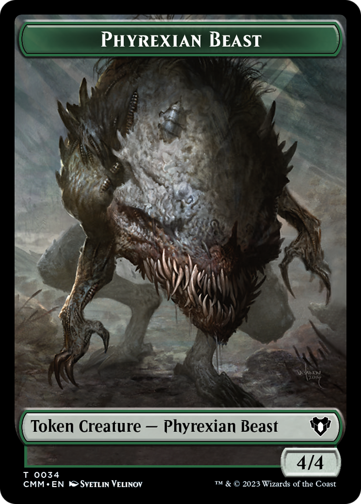 Phyrexian Beast Token [Commander Masters Tokens] - Magic: The Gathering - Card Brawlers | Quebec | Canada |