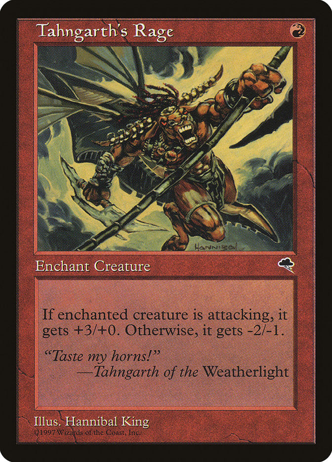 Tahngarth's Rage [Tempest] - Magic: The Gathering - Card Brawlers | Quebec | Canada |