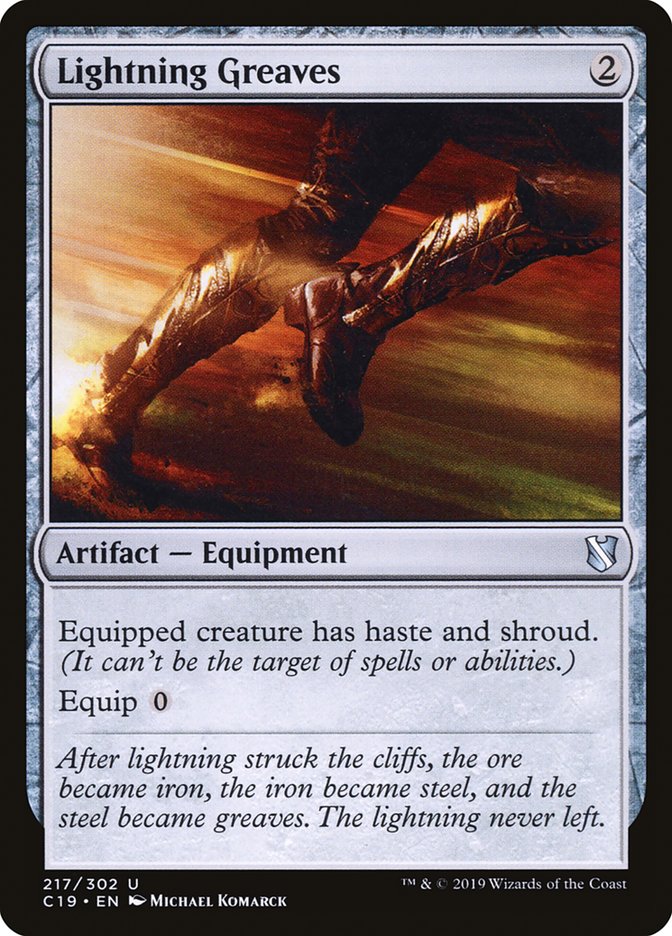 Lightning Greaves [Commander 2019] - Magic: The Gathering - Card Brawlers | Quebec | Canada |
