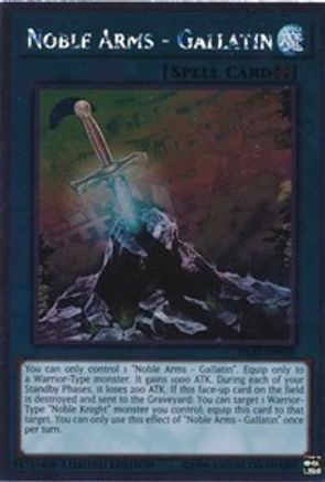 Noble Arms - Gallatin [NKRT-EN019] Platinum Rare - Yu-Gi-Oh! - Card Brawlers | Quebec | Canada |