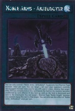 Noble Arms - Arfeudutyr [NKRT-EN020] Platinum Rare - Yu-Gi-Oh! - Card Brawlers | Quebec | Canada |