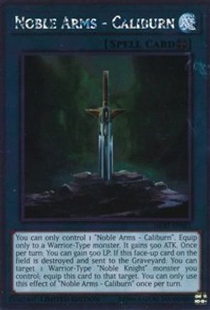 Noble Arms - Caliburn [NKRT-EN021] Platinum Rare - Yu-Gi-Oh! - Card Brawlers | Quebec | Canada |