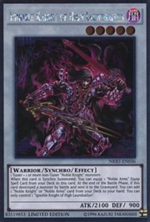 Ignoble Knight of High Laundsallyn [NKRT-EN036] Platinum Rare - Yu-Gi-Oh! - Card Brawlers | Quebec | Canada |