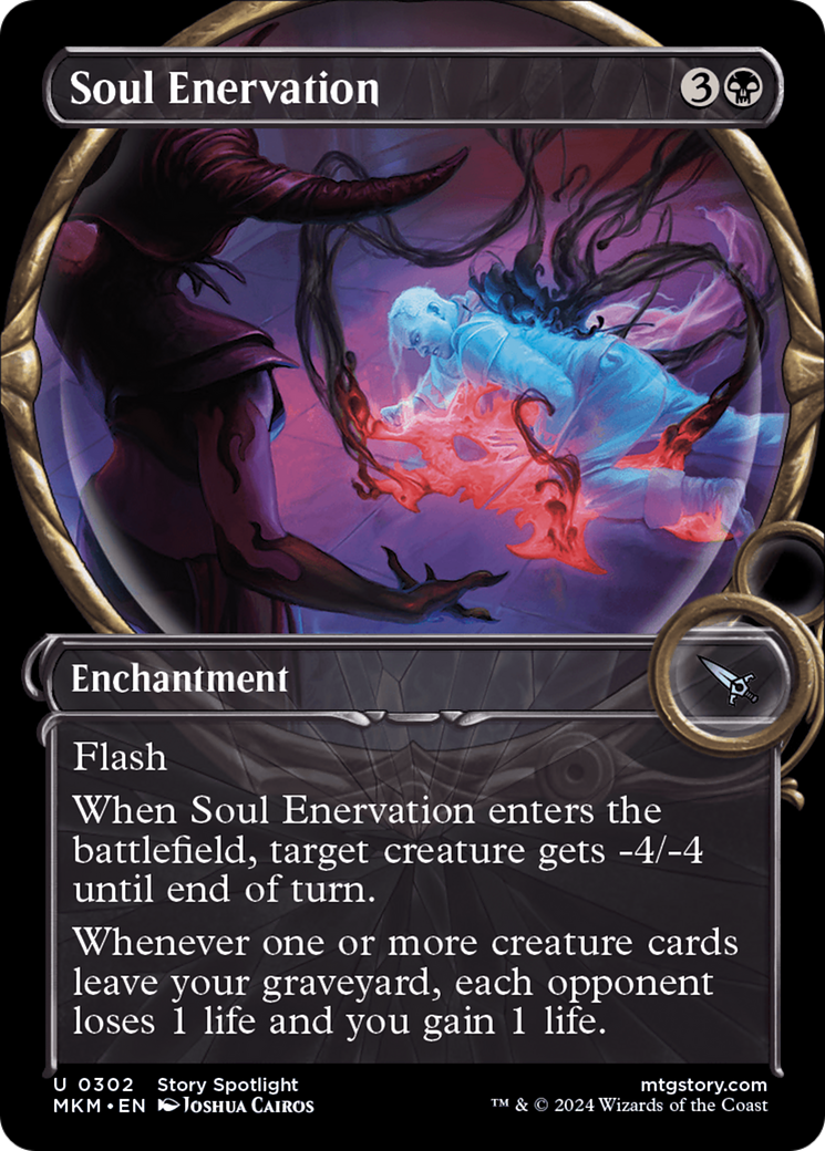 Soul Enervation (Showcase) [Murders at Karlov Manor] - Magic: The Gathering - Card Brawlers | Quebec | Canada |