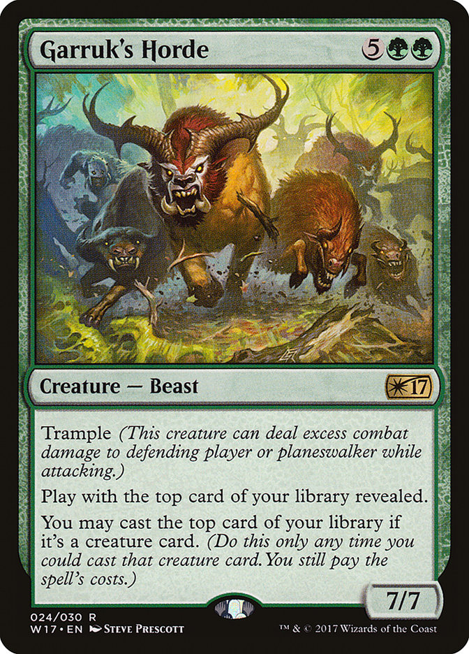 Garruk's Horde [Welcome Deck 2017] - Magic: The Gathering - Card Brawlers | Quebec | Canada |
