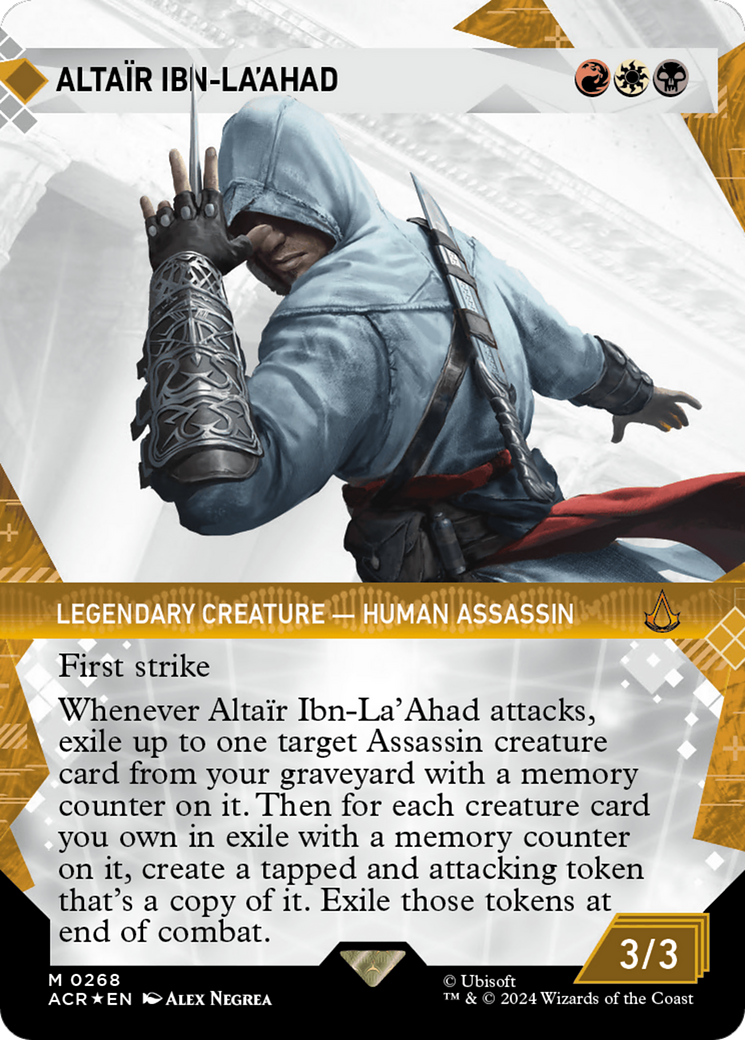 Altair Ibn-La'Ahad (Showcase) (Textured Foil) [Assassin's Creed] - Magic: The Gathering - Card Brawlers | Quebec | Canada |