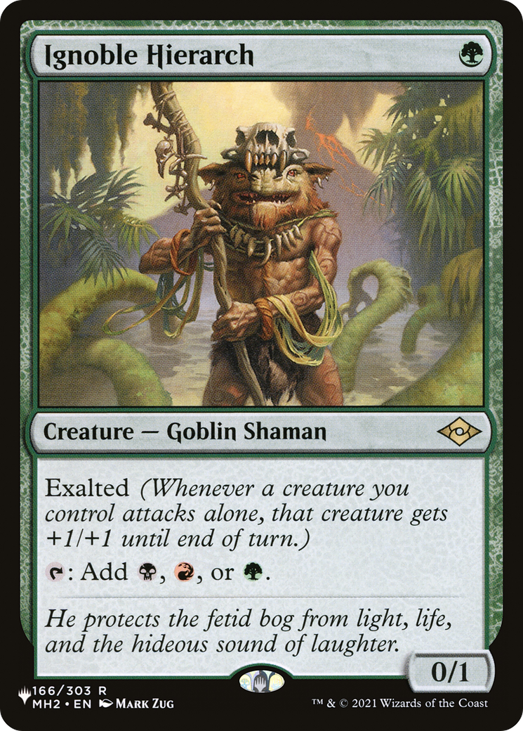 Ignoble Hierarch [The List] - Magic: The Gathering - Card Brawlers | Quebec | Canada |