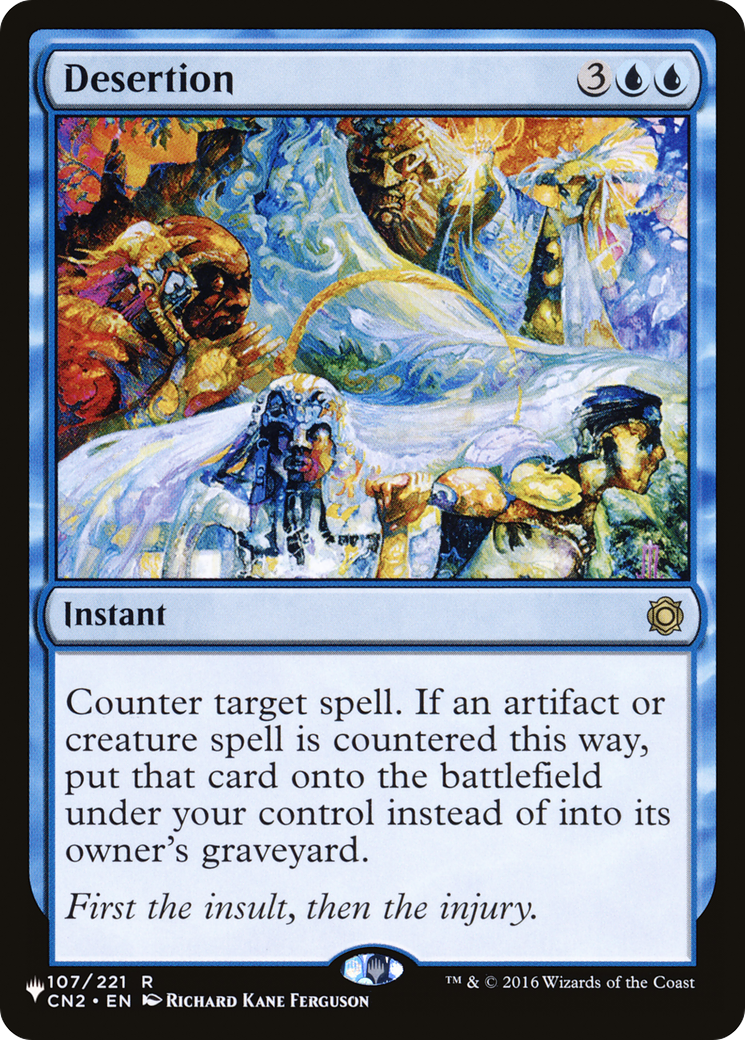 Desertion [The List] - Magic: The Gathering - Card Brawlers | Quebec | Canada |
