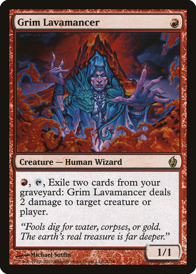 Grim Lavamancer [Premium Deck Series: Fire and Lightning] - Magic: The Gathering - Card Brawlers | Quebec | Canada |