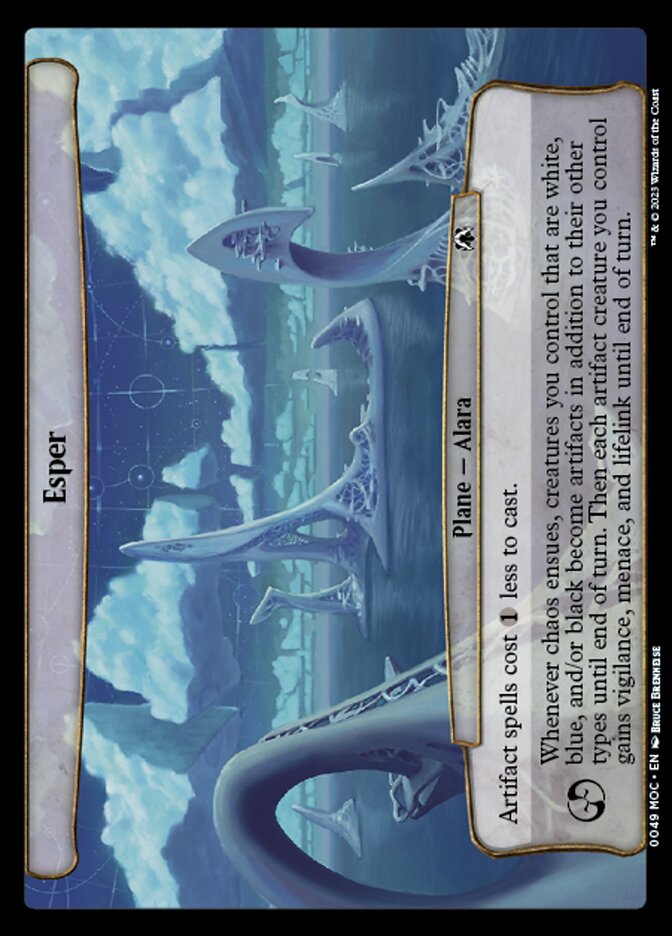 Esper [March of the Machine Commander] - Magic: The Gathering - Card Brawlers | Quebec | Canada |