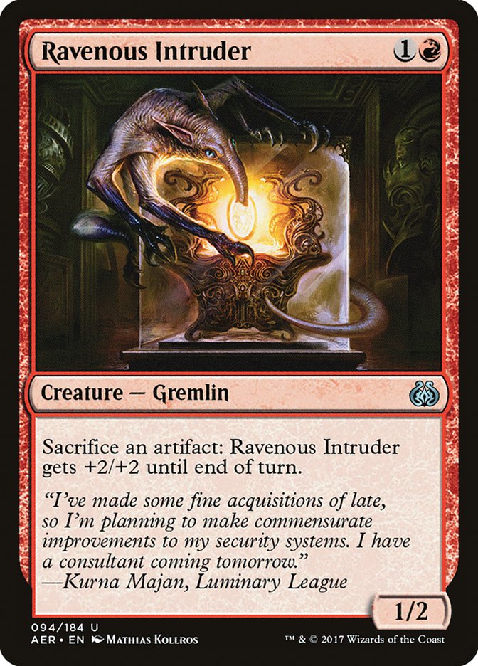Ravenous Intruder [Aether Revolt] - Magic: The Gathering - Card Brawlers | Quebec | Canada |