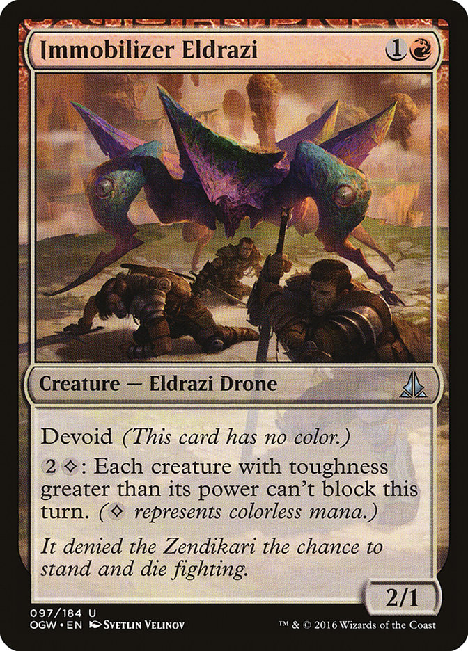 Immobilizer Eldrazi [Oath of the Gatewatch] - Magic: The Gathering - Card Brawlers | Quebec | Canada |