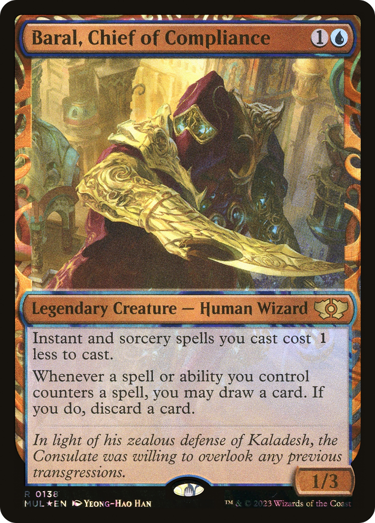 Baral, Chief of Compliance (Halo Foil) [Multiverse Legends] - Magic: The Gathering - Card Brawlers | Quebec | Canada |