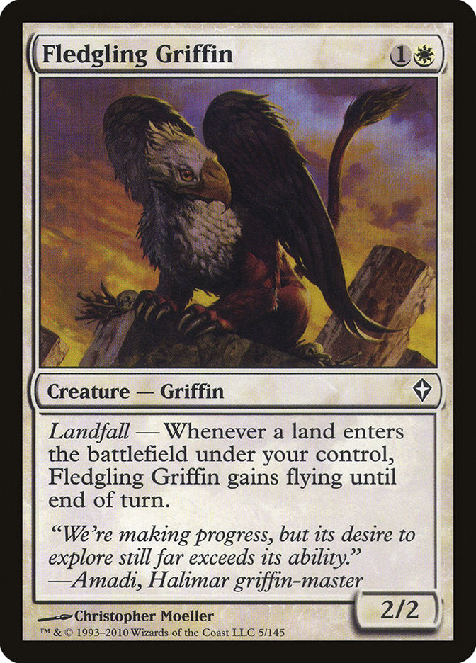 Fledgling Griffin [Worldwake] - Magic: The Gathering - Card Brawlers | Quebec | Canada |