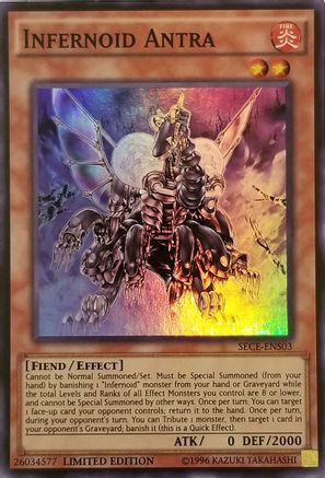 Infernoid Antra [SECE-ENS03] Super Rare - Yu-Gi-Oh! - Card Brawlers | Quebec | Canada |