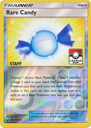Rare Candy (142/168) (League Promo Staff) [Sun & Moon: Celestial Storm] - Pokémon - Card Brawlers | Quebec | Canada |