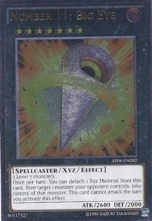 Numéro 11 : Grand Œil [AP06-EN002] Rare Ultime 