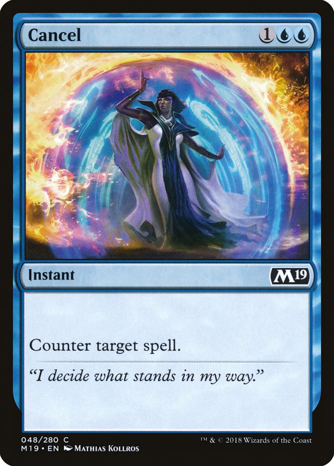 Cancel [Core Set 2019] - Magic: The Gathering - Card Brawlers | Quebec | Canada |
