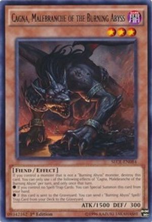 Cagna, Malebranche of the Burning Abyss [SECE-EN084] Rare - Yu-Gi-Oh! - Card Brawlers | Quebec | Canada |