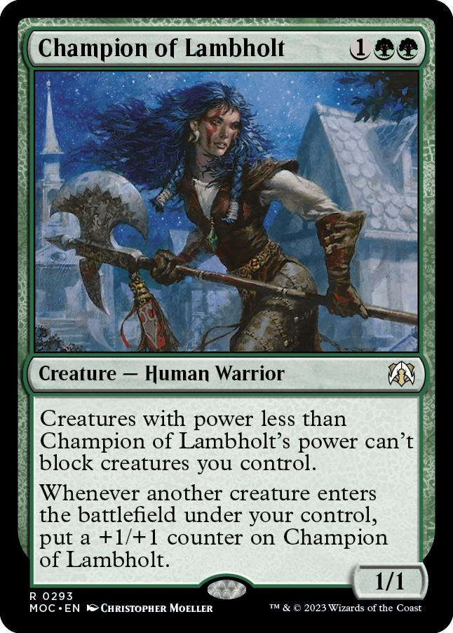 Champion of Lambholt [March of the Machine Commander] - Magic: The Gathering - Card Brawlers | Quebec | Canada |