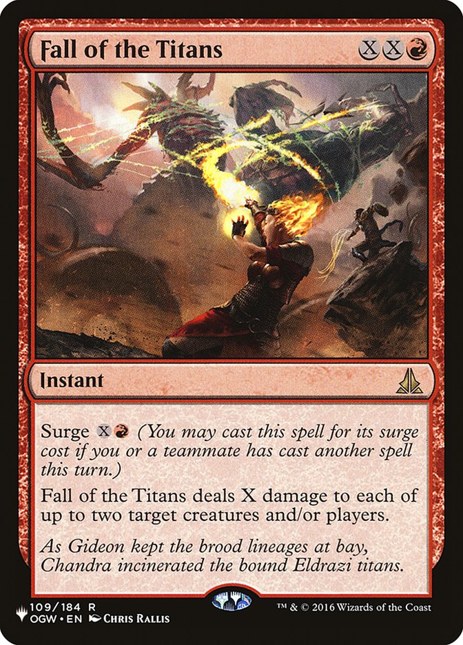 Fall of the Titans [The List] - Magic: The Gathering - Card Brawlers | Quebec | Canada |
