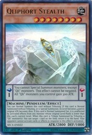 Qliphort Stealth [SECE-EN022] Ultra Rare - Yu-Gi-Oh! - Card Brawlers | Quebec | Canada |