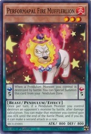 Performapal Fire Mufflerlion [SECE-EN001] Common - Yu-Gi-Oh! - Card Brawlers | Quebec | Canada |