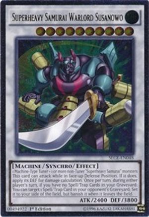 Superheavy Samurai Warlord Susanowo [SECE-EN048] Ultimate Rare - Yu-Gi-Oh! - Card Brawlers | Quebec | Canada |