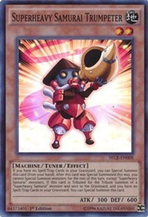 Superheavy Samurai Trumpeter [SECE-EN008] Super Rare - Yu-Gi-Oh! - Card Brawlers | Quebec | Canada |