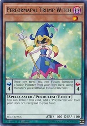 Performapal Trump Witch [SECE-EN006] Rare - Yu-Gi-Oh! - Card Brawlers | Quebec | Canada |