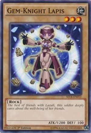 Gem-Knight Lapis [SECE-EN012] Common - Yu-Gi-Oh! - Card Brawlers | Quebec | Canada |