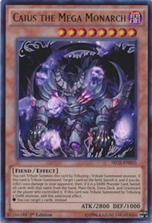 Caius the Mega Monarch [SECE-EN035] Ultra Rare - Yu-Gi-Oh! - Card Brawlers | Quebec | Canada |