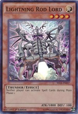 Lightning Rod Lord [SECE-EN037] Super Rare - Yu-Gi-Oh! - Card Brawlers | Quebec | Canada |