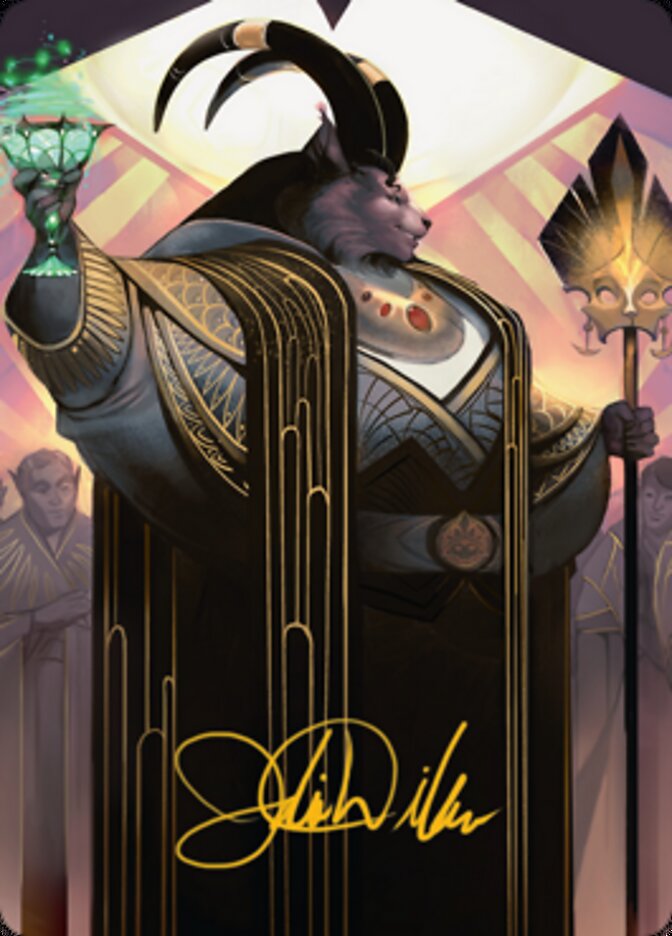 Jetmir, Nexus of Revels 2 Art Card (Gold-Stamped Signature) [Streets of New Capenna Art Series] - Magic: The Gathering - Card Brawlers | Quebec | Canada |