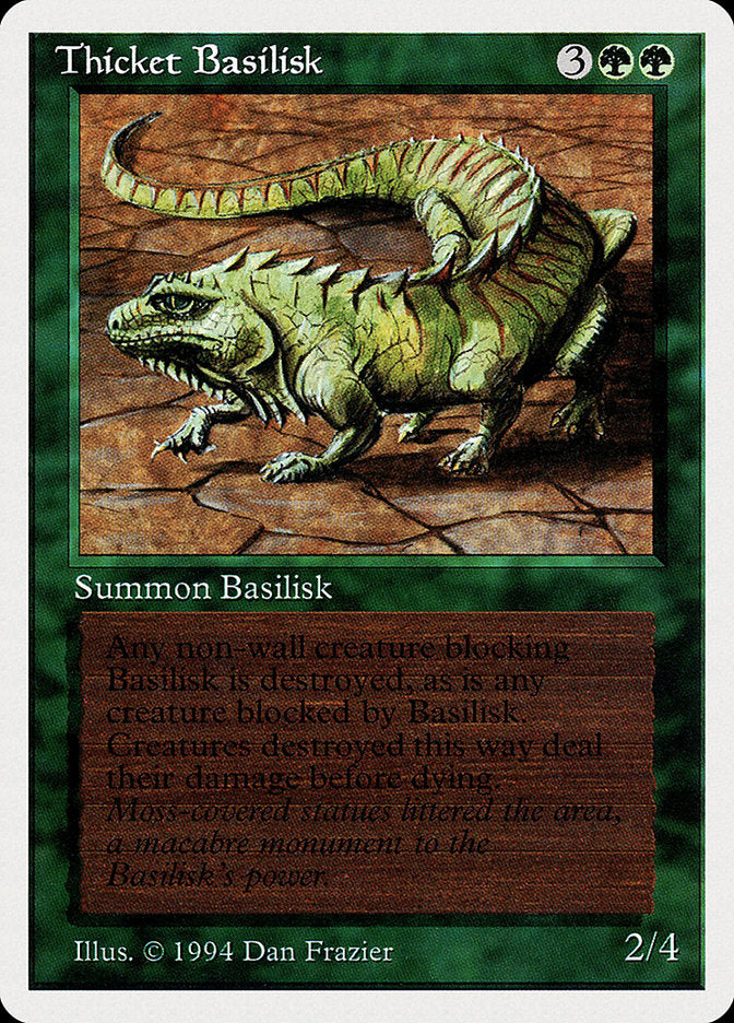 Thicket Basilisk [Summer Magic / Edgar] - Magic: The Gathering - Card Brawlers | Quebec | Canada |