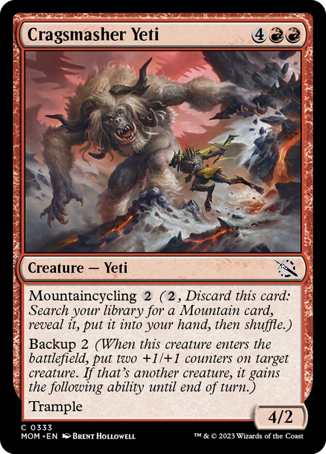 Cragsmasher Yeti [March of the Machine] - Magic: The Gathering - Card Brawlers | Quebec | Canada |