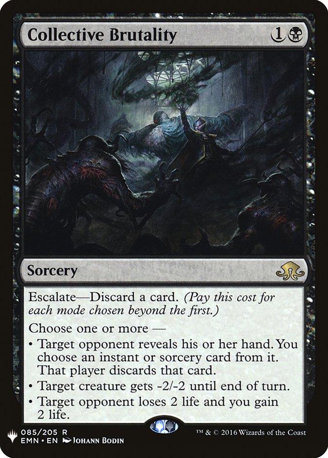 Collective Brutality [The List] - Magic: The Gathering - Card Brawlers | Quebec | Canada |