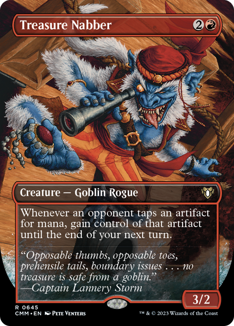Treasure Nabber (Borderless Alternate Art) [Commander Masters] - Magic: The Gathering - Card Brawlers | Quebec | Canada |