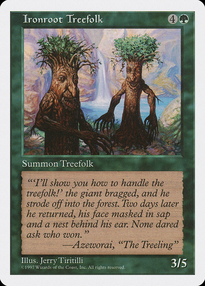 Ironroot Treefolk [Fifth Edition] - Magic: The Gathering - Card Brawlers | Quebec | Canada |