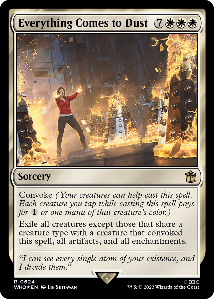 Everything Comes to Dust (Surge Foil) [Doctor Who] - Magic: The Gathering - Card Brawlers | Quebec | Canada |