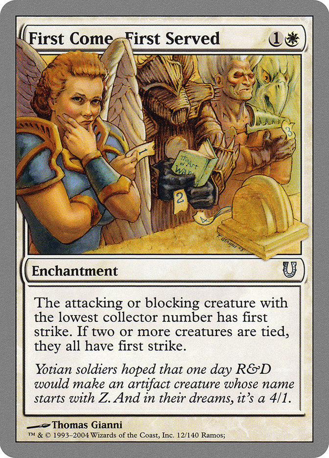 First Come, First Served [Unhinged] - Magic: The Gathering - Card Brawlers | Quebec | Canada |
