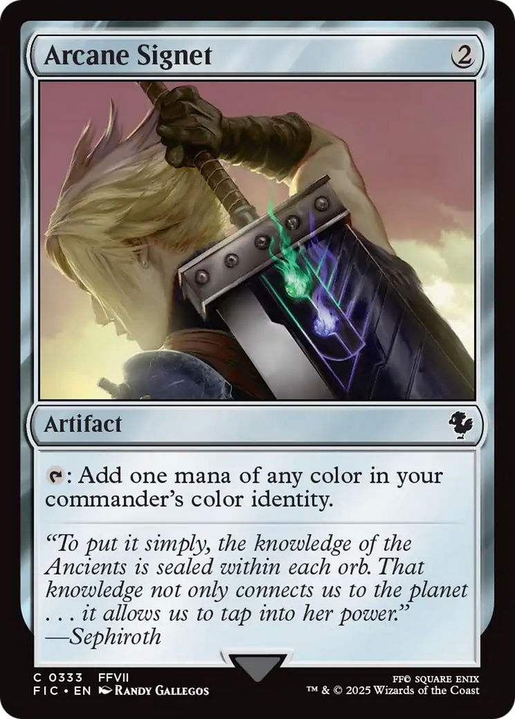 Arcane Signet (0333) [FINAL FANTASY Commander] - Magic: The Gathering - Card Brawlers | Quebec | Canada |