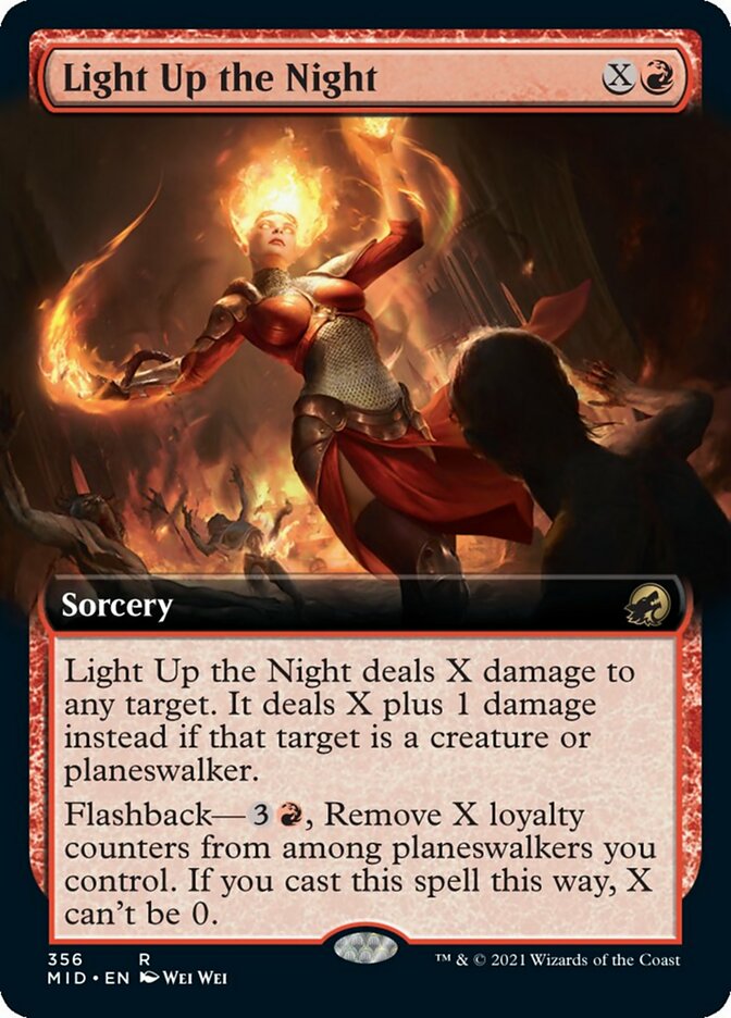 Light Up the Night (Extended Art) [Innistrad: Midnight Hunt] - Magic: The Gathering - Card Brawlers | Quebec | Canada |